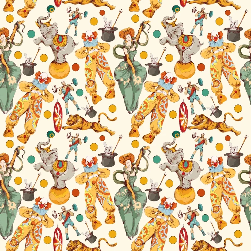 

Laeacco Cartoon Clowns Animals Scene Baby Party Photography Backgrounds Customized Photographic Backdrops For Photo Studio