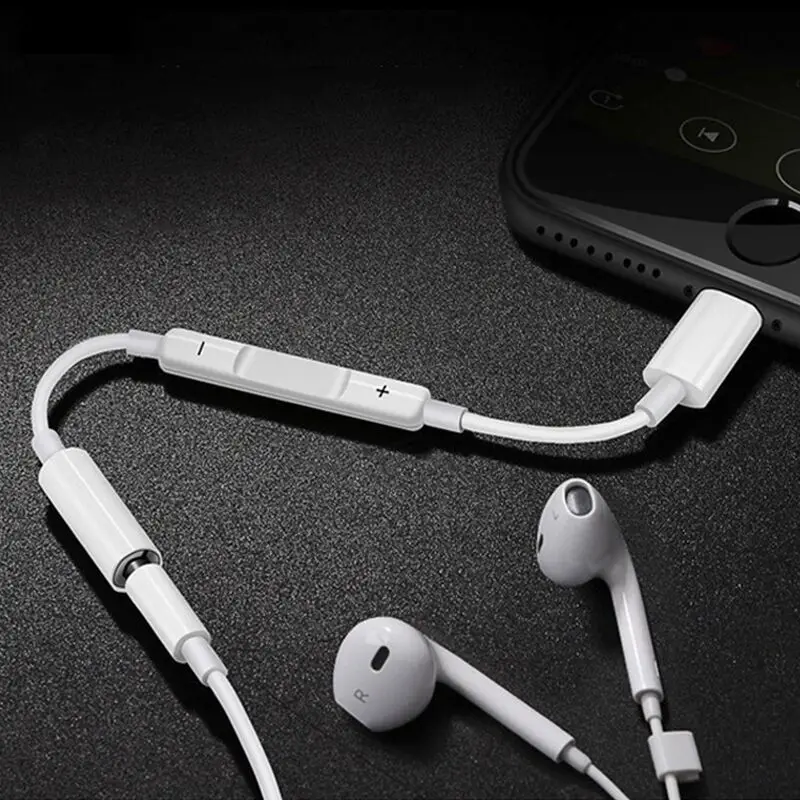 

For iPhone Adaptador 3.5mm Headphone Adapter XR X XS MAX 8 7 Plus Earphone Headset Audio AUX Cable For iPhone7 Phone Accerrories