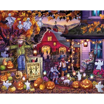 

Full Square/Round DIY Diamond Embroidery Halloween play 5D Diamond Painting Rhinestone Mosaic Home Decor HYY