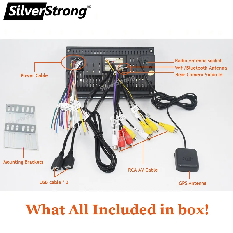 SilverStrong быстрый экспресс Android универсальный 7''car DVD gps навигация радио плеер