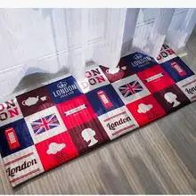 Модные Печатные фланелевые коврики для ковров Противоскользящий коврик для дверей коврик для ног коврик для Холла Нескользящие коврики
