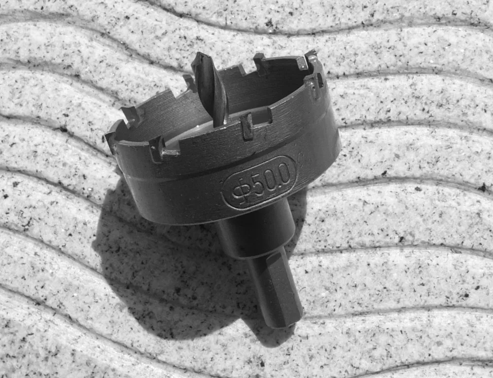 

50MM Tungsten Carbide tipped Stainless Steel Sheet Cutter Core Drill Bit (10MM shank)