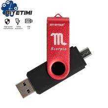 Многофункциональный USB флеш-накопитель Biyetimi 12 созвездий 128gb 64gb cle usb флеш-накопитель 32gb Pendrive 16gb USB 2,0 memory stick