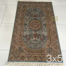 3'X5' 230 линия ручной работы Шелковый Восточный персидский ковер ручной работы шелковый ковер для украшения дома