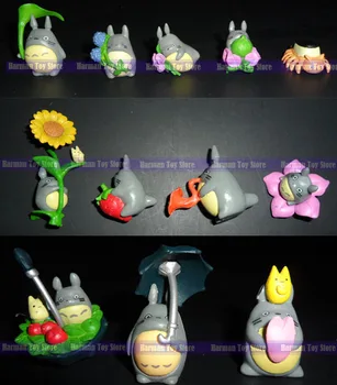 

14pcs/lot 5cm Well made Japanese Anime Figures Kid toy My Neighbor Totoro action Figures sets Gift for Christmas