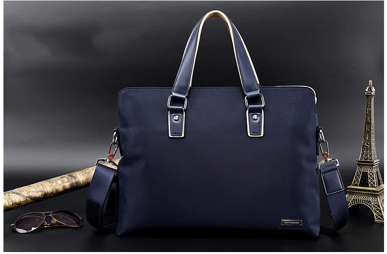 Новая модная сумка мужская сумка через плечо портфель мужской портфель сумка Оксфорд сумка для ноутбука Высокое качество мужская деловая