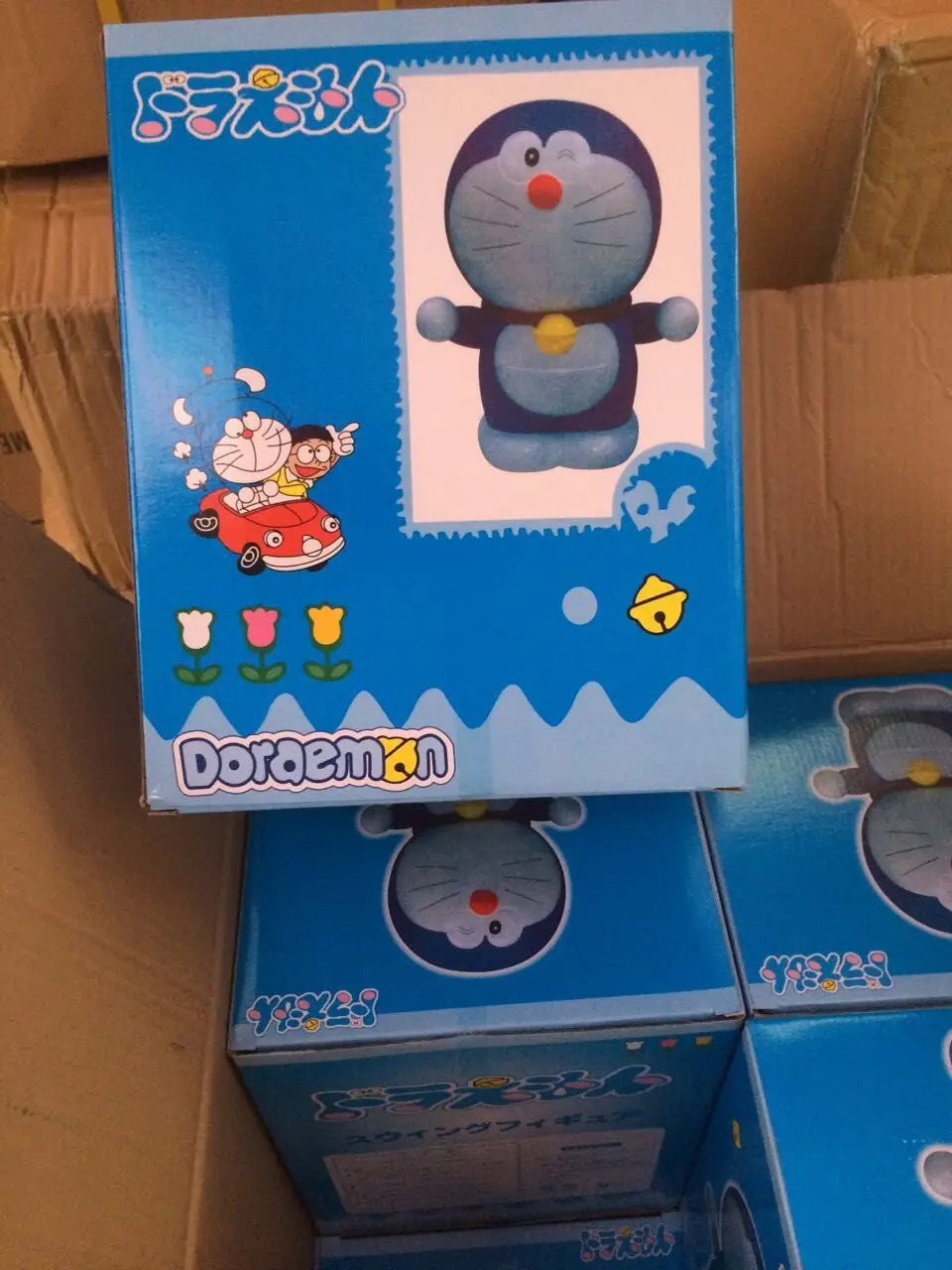 

30cm big size Piggy bank Doraemon Anime Action Figure Collection toys for christmas gift Free shipping with retail box