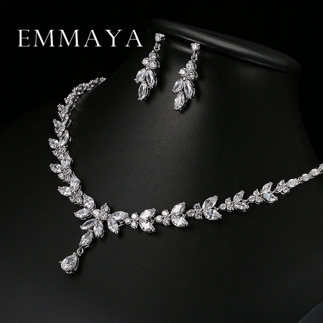 Luxury Crystal Zirconia Jewelry Set