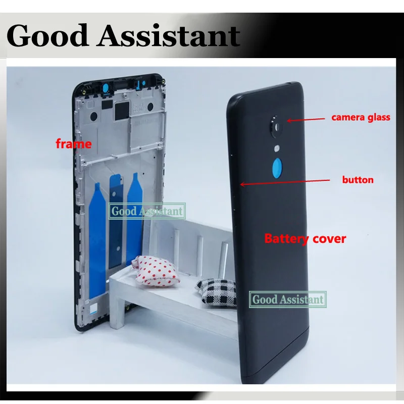 Корпус, 6 дюймов, для Xiaomi Redmi 5 Plus, задняя крышка, чехол для ...