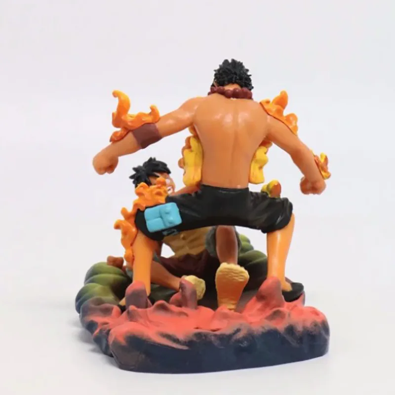 3 шт./компл. Аниме ONE PIECE Sakazuki Vs Ace Luffy Battle версия модели Коллекция ПВХ Фигурки
