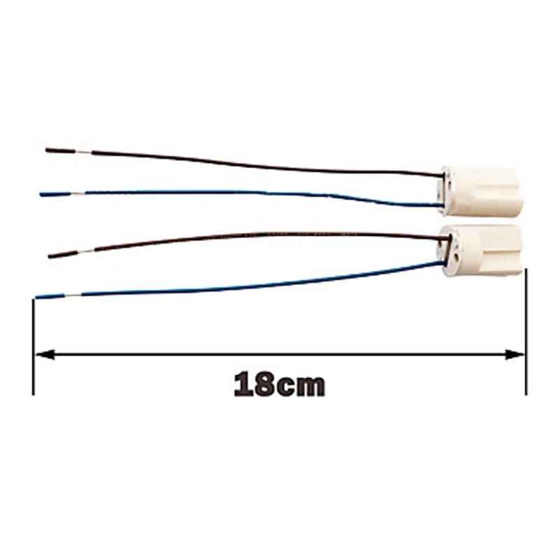 5 шт. G9 светодиодный ламповый патрон 250V 2A 18 см Керамика гнездо G9 ...