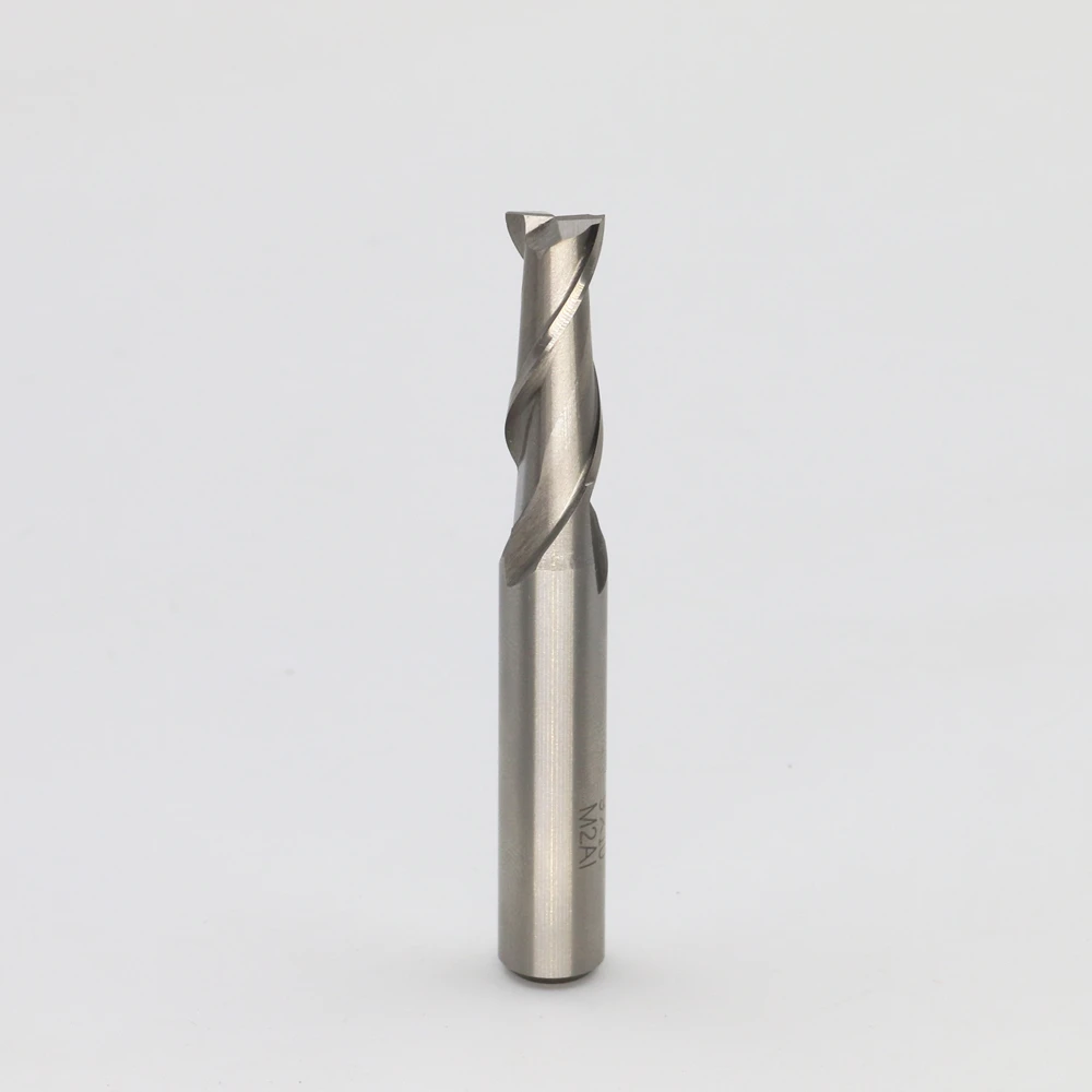 

New 2 Flutes 2F9*10*25*75mm M2AI Dia 9mm End Mill Router Bit Milling Cutter Machine CNC Drill Tool Super-Hard High Speed Steel