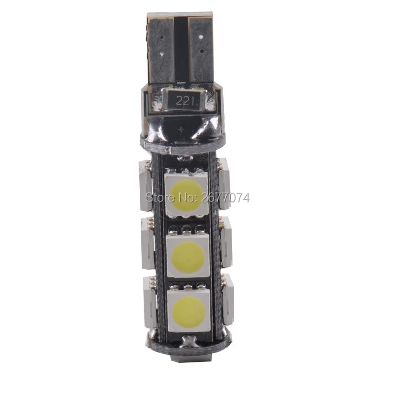 

2PCS T10 13SMD 5050 DC12V White Canbus width lamp no error auto lamp JTCL119-ly