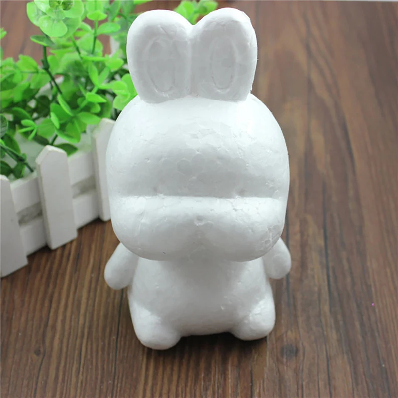 

Foam Rabbit Modelling Polystyrene Styrofoam White Craft Balls For DIY Easter Party Decoration Nice Gifts Dropshipping @