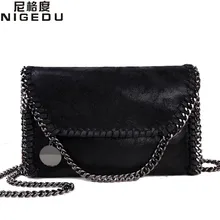 NIGEDU Mode Femmes stella conception Chaîne Détail Croix Corps Sac Dames D’épaule sac d’embrayage sac bolsa franja de soirée de luxe sacs