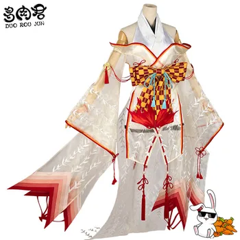 

2019 New Hot Game Game Onmyoji SSR Tamamo no Mae cosplay costume Kimono full sets A