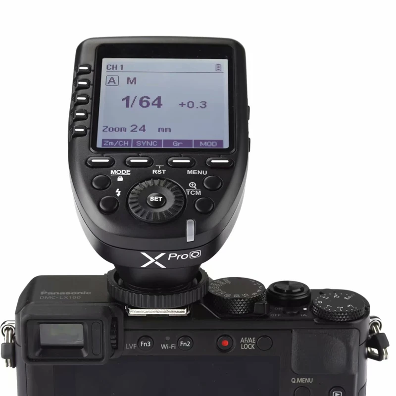 Godox TTL 2.4G X system High-speed LCD Screen Wireless Flash Transmitter Xpro-O For Olympus Pansonic Lumix P5 P3 PL5 GH4 G85 Godox TTL 2.4G X system High-speed LCD Screen Wireless Flash Transmitter Xpro-O For Olympus Pansonic Lumix P5 P3 PL5 GH4 G85