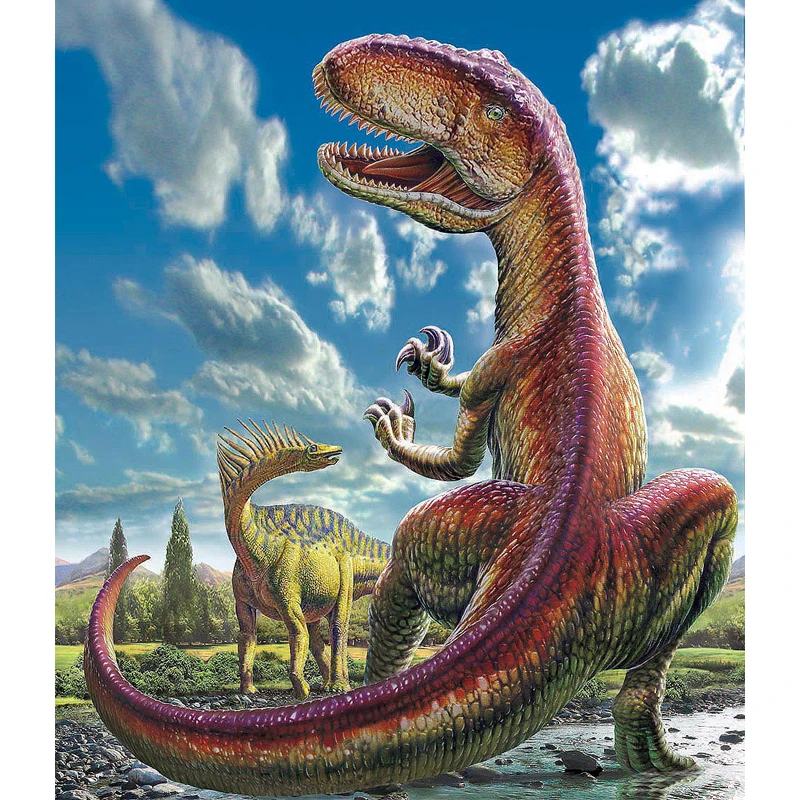 Dinosaur 5d diy Diamond Paintings Cross Stitch Room Wall Artworks