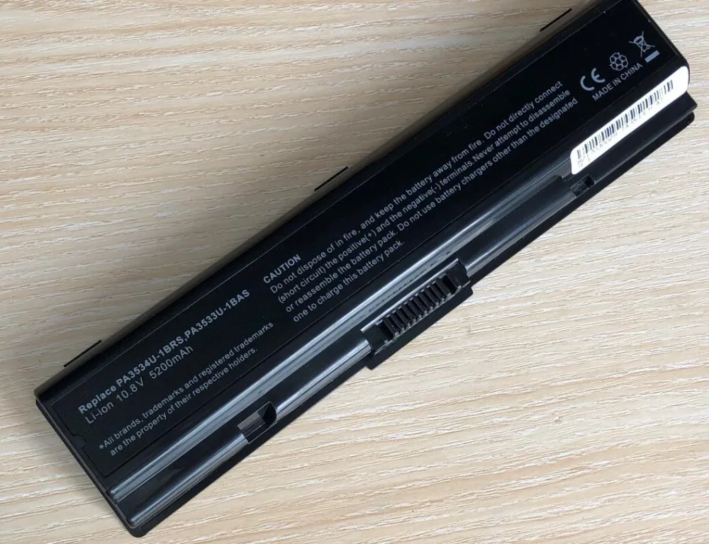 5200 мАч аккумулятор для ноутбука Toshiba Satellite Pro L550 L450 L300 A300 A200 A210 A350 A500 L500 PA3534U 1BAS