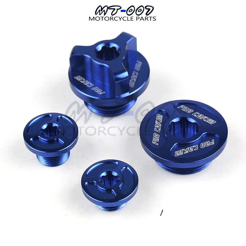 

Blue Water Cooled Engine Billet Aluminum Engine Timing Oil Plug Set for ZONGSHEN NC250 NC 250CC Parts Accessories Free Shipping