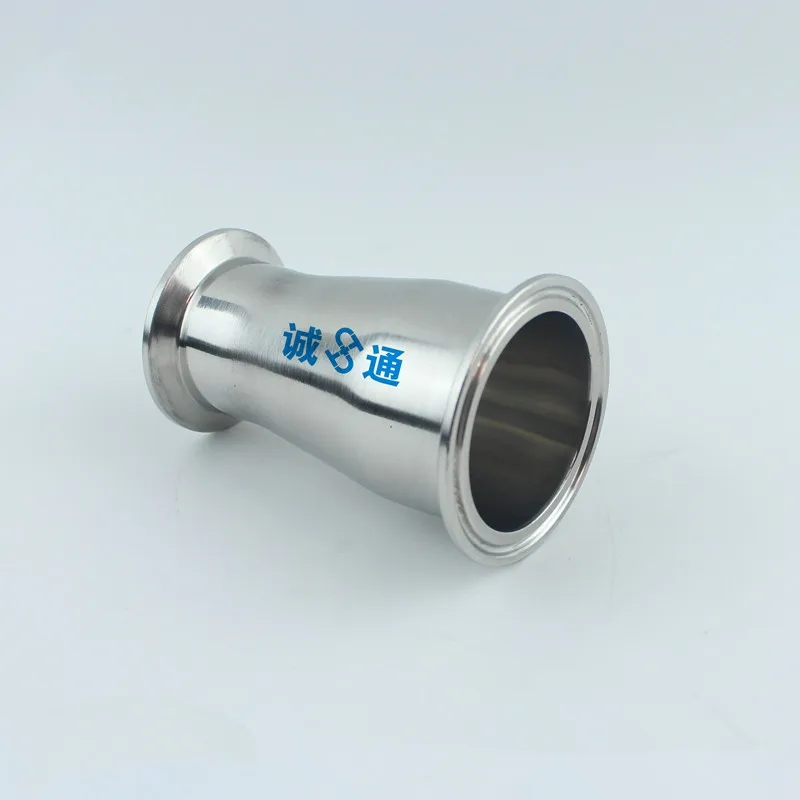 

51MM to 38MM 2"-1.5" Sanitary Tri Clamp Ferrule Reducer Diffrent OD Pipe Connector Stainless Steel SS316 Reducer