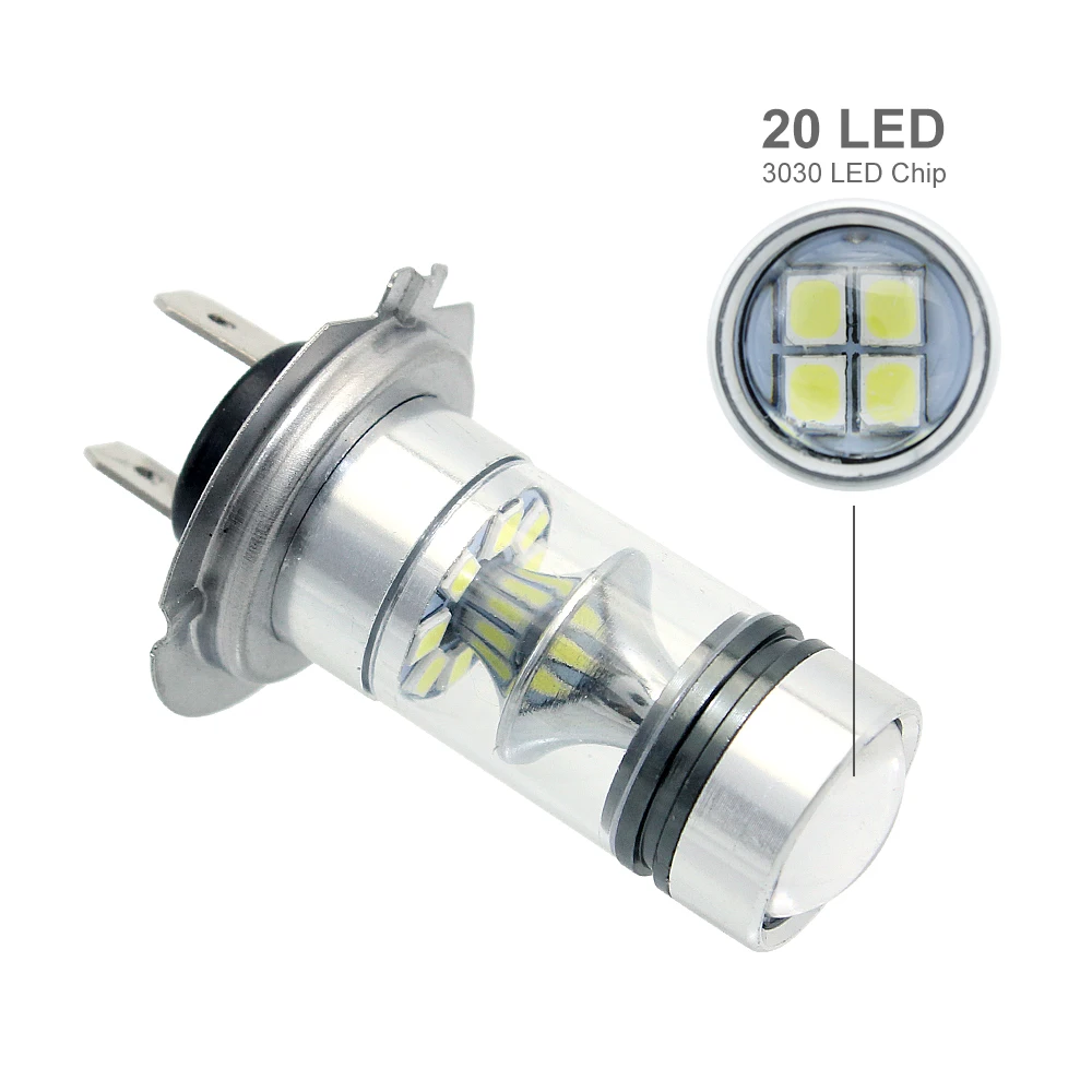 1 шт. H7 H11 H4 H1 1157 1156 7440 светодиодный лампы 12V 3030 SMD 20 светодиодный s Противотуманные фары автомобиля Обратный лампы ДРЛ огни