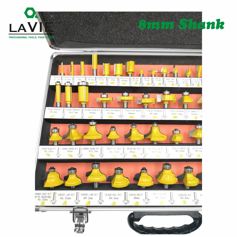 50PCS 8mm Shank DIY Router Bits Woodworking