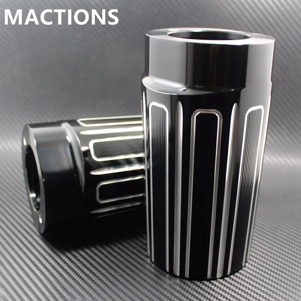 YDLMT Motorcycle Upper Fork Slider Accents Lower Fork Covers For Harley Touring Road King Street Electra Road Glide FLTRX FLTRU FLHX FLHR