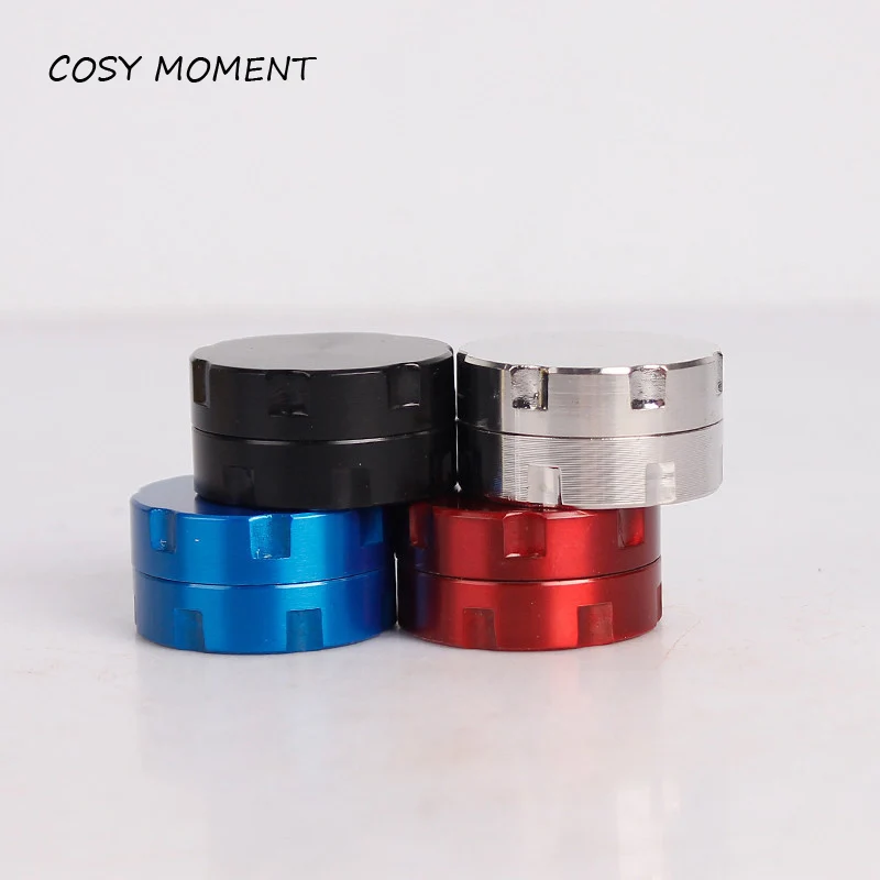 

COSY MOMENT 30mm 2 Layers Herb Grinder Mini Portable Tobacco Grinder Aluminium Alloy Hand Herb Grinder YJ088