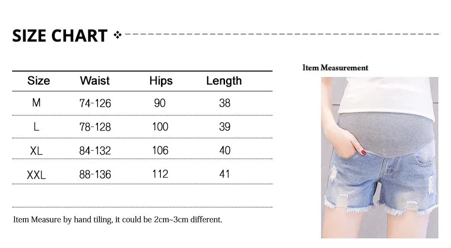 Spring Summer Maternity Short Pants Pregnancy Shorts Pregnant Jeans Maternity Shorts Autumn Belly Denim Pants Loose M/L/XL/XXL