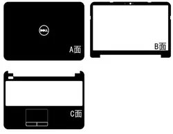 Специальный углеродного волокна кожи винила Наклейки крышка гвардии для Dell Inspiron m531r 5535 5537 5521 3521 3537 15.6 "nontouchscreen