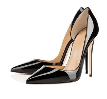 

Sexy nude real leather woman summer pumps pointed-toe stiletto heel slip-on shallow barefooted woman dress shoes high quality