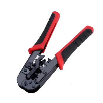 

Network Cable Cutting Stripping Crimper Crimping Tool RJ45 RJ12 RJ11 8P/6P/4P Connectors