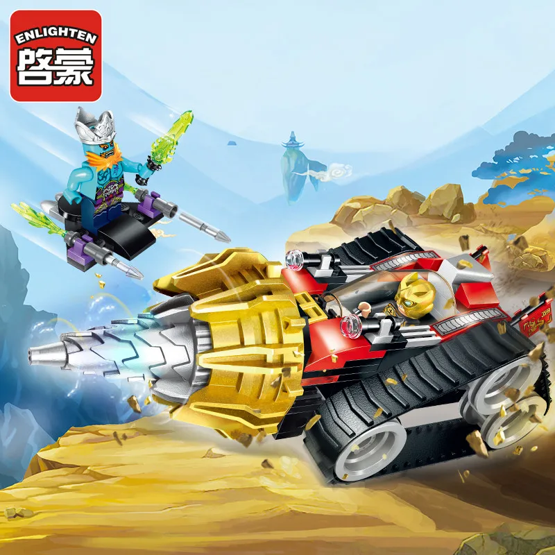 

Models building toy 2208 171pcs Creation Of The Gods Ground Escape Armored Vehicle Building Block compatible with lego toys