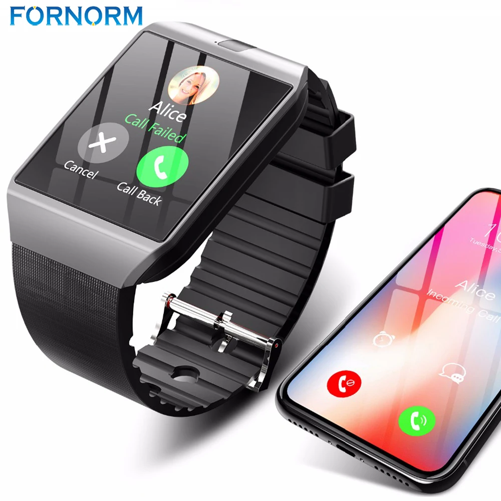 

Bluetooth Smart Watch Smart Watch for DZ09 Android Phone Call Relogio 2G GSM SIM Card Camera Card for Samsung for HUAWEI Phone