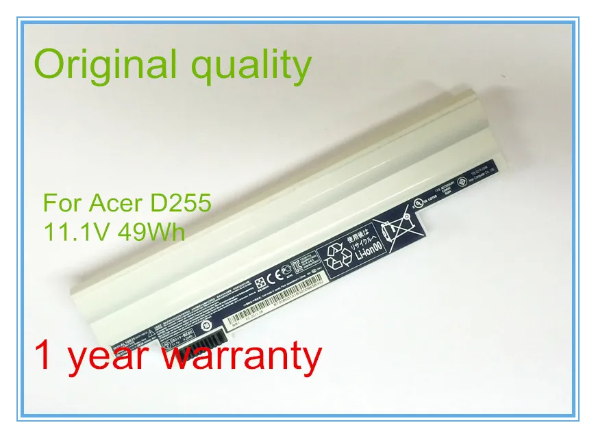 

Original 4400mAh WHITE battery for One 522 D255 722 AOD255 AOD260 D255E D257 D257E D260 D270 E100 AL10A31
