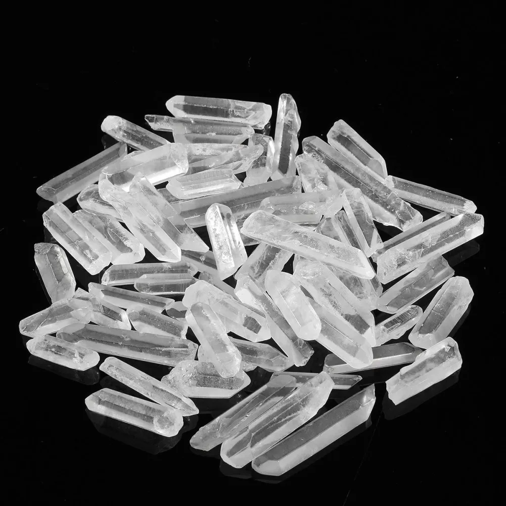 

Natural Rock Quartz Crystal Points Irregular Reiki Crystal Healing Polished Sticks Point Gemstone Specimen Healing Reiki mineral
