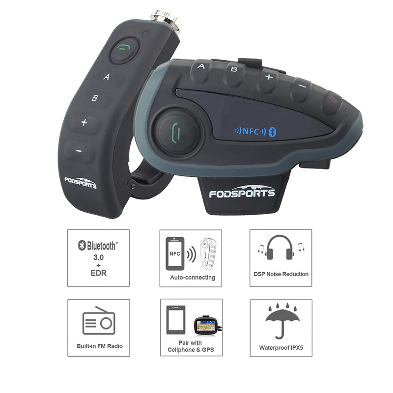 V8 intercom bluetooth