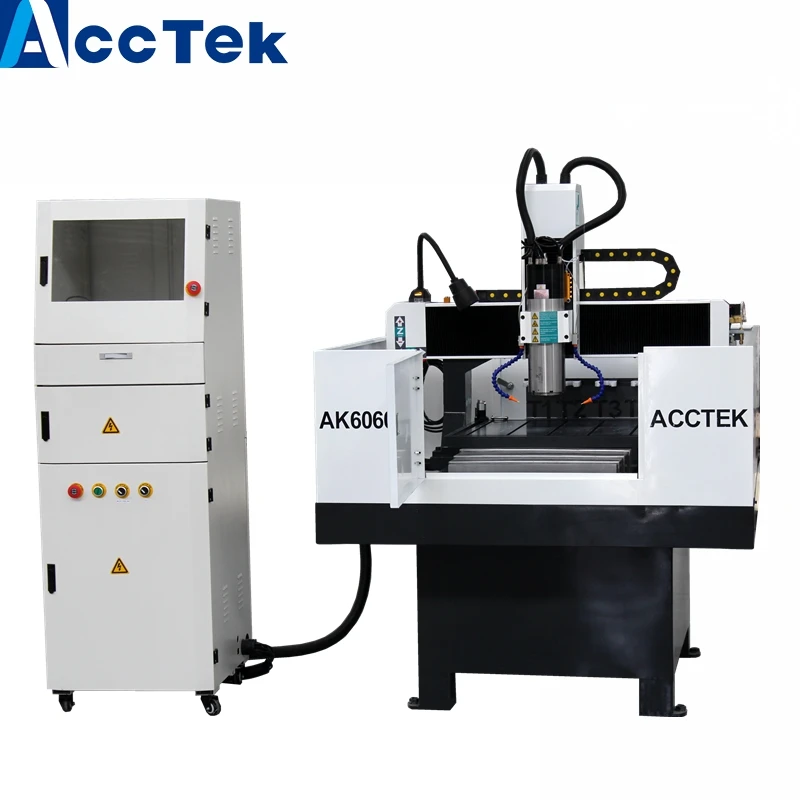 Iron cast cnc engraving machine Frame 6060 CNC ball screw cutting metal