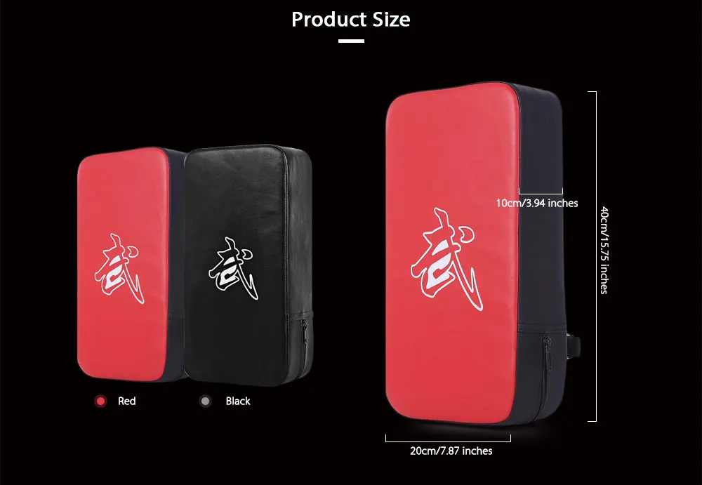 Rectangle Focus Boxing Kicking Strike Punching Pad Power Punch  Martial Arts Training Equipment