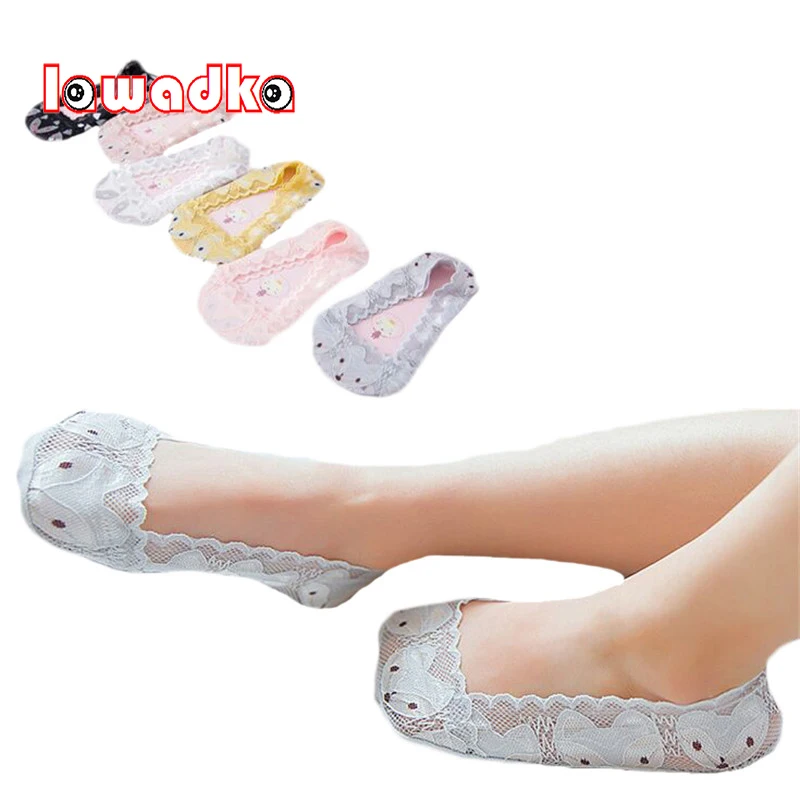 

Lawadka Lace Kids Boat Socks Cartoon Baby Kid Invisible Socks Kid Princess Girls Socks Summer Children Clothing Accessories