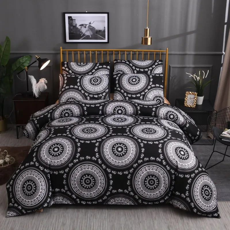 bedding set black 3