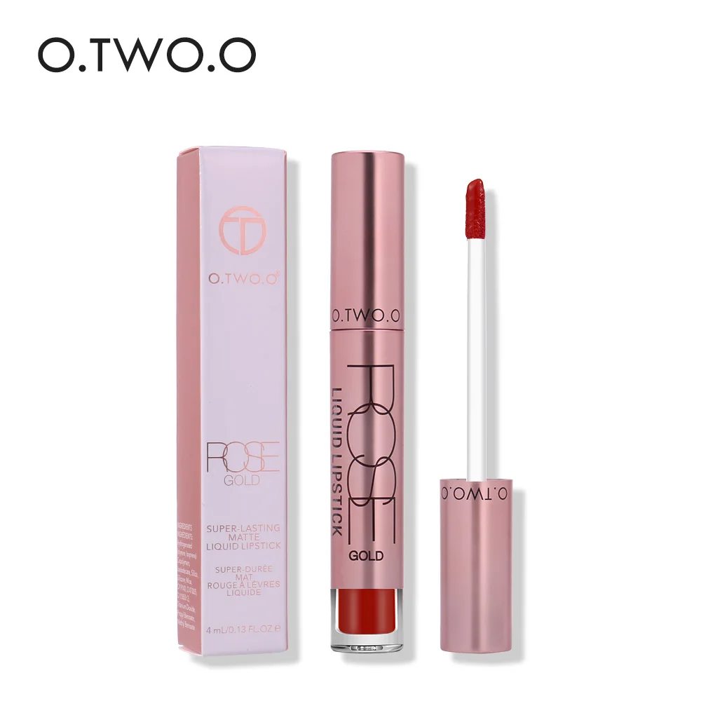 

O.TWO.O 12colors Velvet Matte Lip Gloss Easy to Wear Long Lasting Lips Makeup Water proof Lipstick Liquid Lipgloss