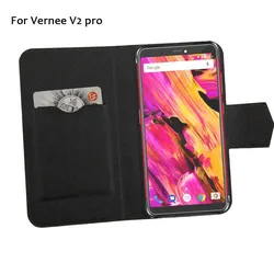 На Алиэкспресс купить чехол для смартфона 5 colors hot! vernee v2 pro case phone leather cover,factory price protective full flip stand leather phone shell cases