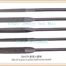 5 шт. полукруглый воск напильник для ювелирных украшений инструмент для резьбы и подачи