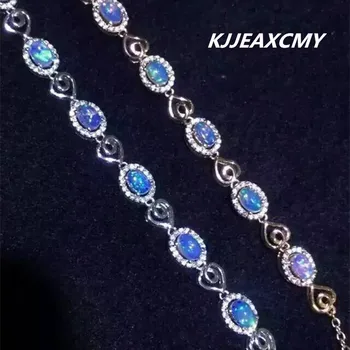 

KJJEAXCMY Fine jewelry Natural opal female Bracelet inlaid S925 sterling silver jewelry wholesale