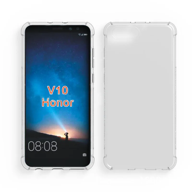 Силиконовый чехол из ТПУ для Huawei Honor V10 View 10 BKL-AL00 BKL-AL20 5 99 дюйма прозрачный