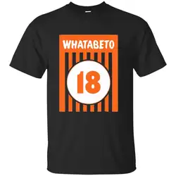 Whatabeto Beto O Rourke Whataburger, черная футболка для промежуточных результатов, размеры, крутая Повседневная футболка, Мужская модная футболка унисекс