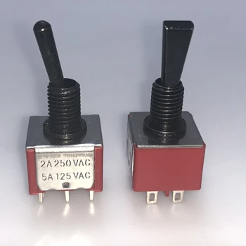 

DPDT ON ON Flat shaft Round Shaft Metal Vehicle Car Boat Power Toggle Switch F203