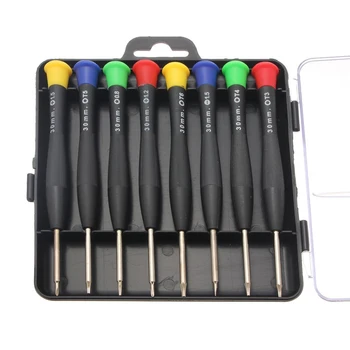 

8 in 1 Precision Screwdriver Set Disassemble Teardown Opening Repair Tools Kit for Phone Clock Watches & Other Devices
